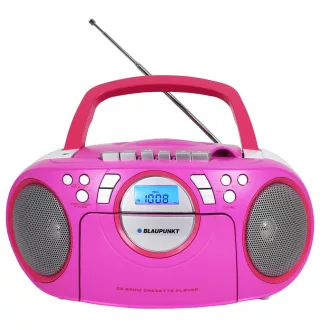   Blaupunkt BB16PK CD lejátszó Hordozható CD lejátszó Rózsaszín