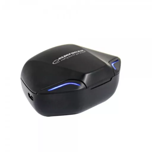 Esperanza EH231K fejhallgató és headset Vezeték nélküli Hallójárati Hívás/zene Micro-USB Bluetooth Fekete