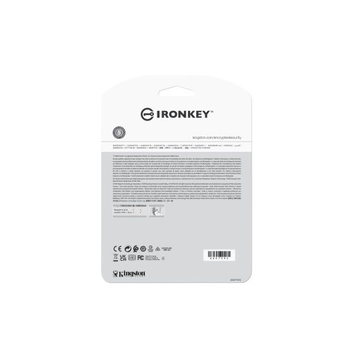 Kingston Technology IronKey Locker+ 50 USB flash meghajtó 32 GB USB A típus 3.2 Gen 1 (3.1 Gen 1) Ezüst