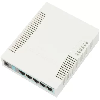   Mikrotik RB260GS Gigabit Ethernet (10/100/1000) Ethernet-áramellátás (PoE) támogatása Fehér