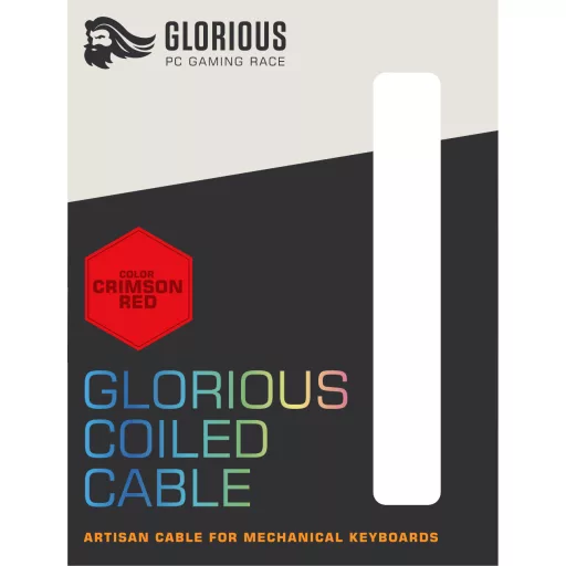 Glorious Gaming Coiled Vörös 1,37 M