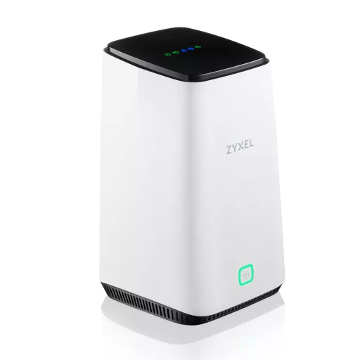 Zyxel FWA510 vezetéknélküli router Multi-Gigabit Ethernet Háromsávos (2,4 GHz / 5 GHz / 5 GHz) 5G Fekete, Fehér