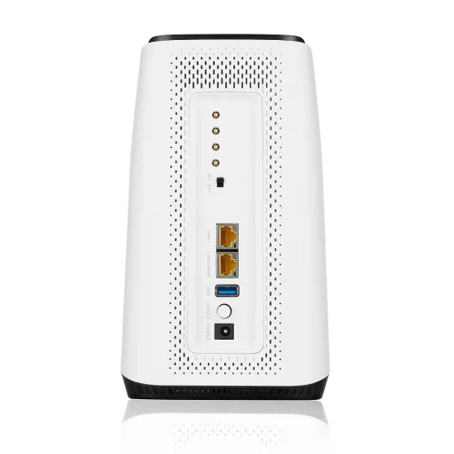 Zyxel FWA510 vezetéknélküli router Multi-Gigabit Ethernet Háromsávos (2,4 GHz / 5 GHz / 5 GHz) 5G Fekete, Fehér