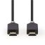 Nedis CVBW35000BK10 HDMI kábel 1 M HDMI A-típus (Standard) Antracit