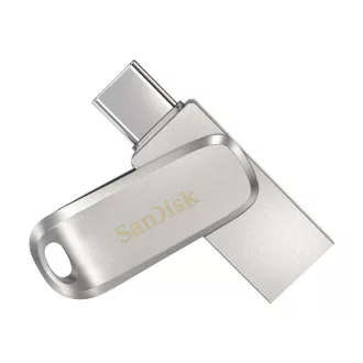   SanDisk Ultra Dual Drive Luxe USB flash meghajtó 32 GB USB Type-A / USB Type-C 3.2 Gen 1 (3.1 Gen 1) Rozsdamentes acél