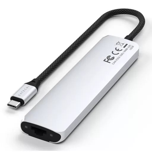 Satechi ST-P7SS hálózati csatlakozó USB C-típus 10000 Mbit/s Ezüst