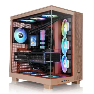 Thermaltake View 380 XL TG ARGB Midi Tower Homok
