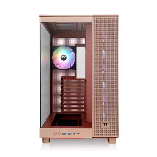 Thermaltake View 380 XL TG ARGB Midi Tower Homok