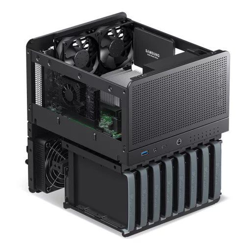 Jonsbo N3 Mini Tower Fekete