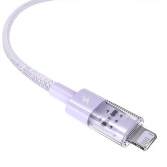 Baseus Gem USB to IP 2.4A fast charging cable 2 m Purple