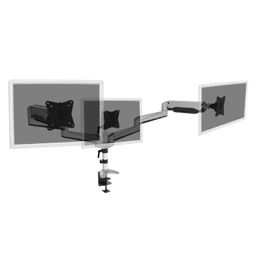 Digitus DA-90363 asztali TV konzol 68,6 cm (27") Fekete, Szürke