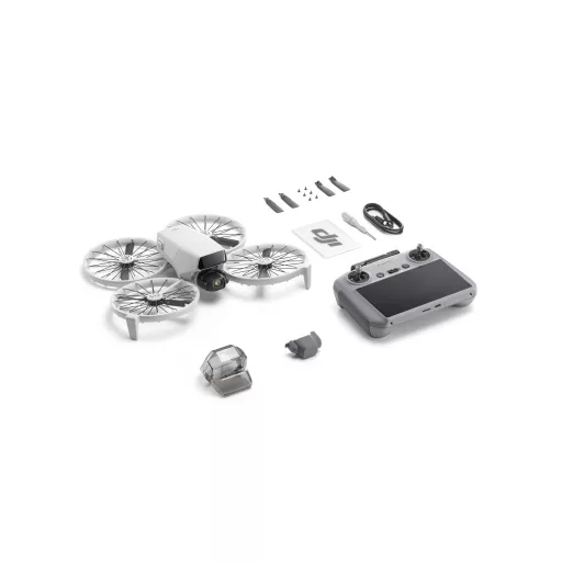DJI Flip 4 rotorok Quadcopter 48 MP 3840 x 2160 pixelek 3110 mAh Fekete, Fehér