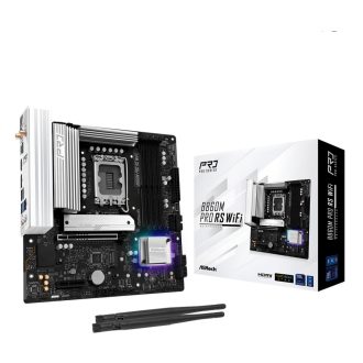  Asrock B860M Pro RS WiFi Intel B860 LGA 1851 (Socket V1) Micro ATX