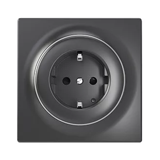 Fibaro FGWSONF-011-8 csatlakozóaljzat F típus Fekete