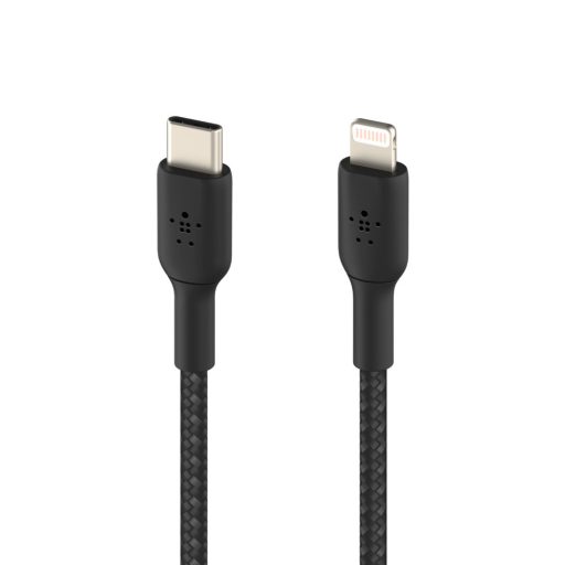 Belkin CAA004BT1MBK Lightning kábel 1 M Fekete