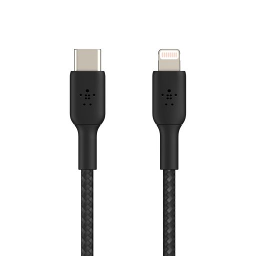 Belkin CAA004BT1MBK Lightning kábel 1 M Fekete