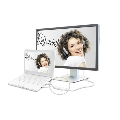 j5create JDA214 0,176 M VGA, USB A HDMI Fehér