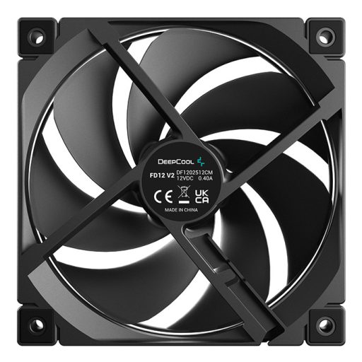 DeepCool FD12 V2 12 cm Fekete 4 db