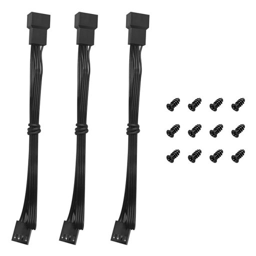 DeepCool FD12 V2 12 cm Fekete 4 db