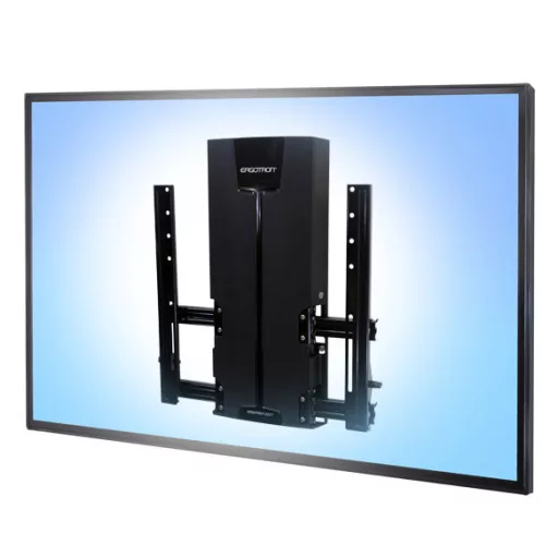 Ergotron 61-128-085 asztali TV konzol 160 cm (63") Fali Fekete