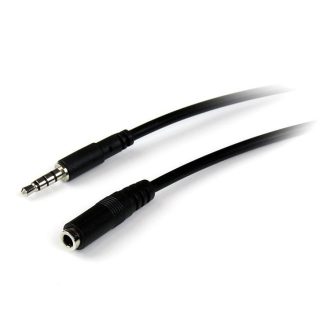 StarTech.com 2m 3.5mm/3.5mm audio kábel Fekete