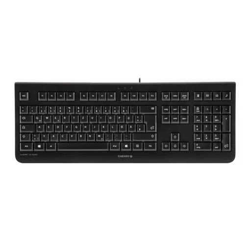 CHERRY DC 2000 billentyűzet Egér mellékelve Univerzális USB AZERTY Belga Fekete