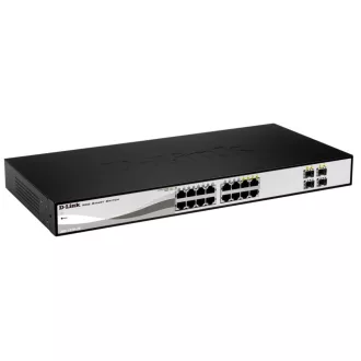   D-Link DGS-1210-16 Vezérelt L2 Gigabit Ethernet (10/100/1000) Fekete