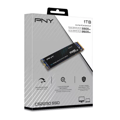 PNY CS2230 1 TB M.2 PCI Express 3.0 NVMe 3D NAND