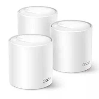   TP-Link Deco X50 (3-pack) Kétsávos (2,4 GHz / 5 GHz) Wi-Fi 6 (802.11ax) Fehér Belső