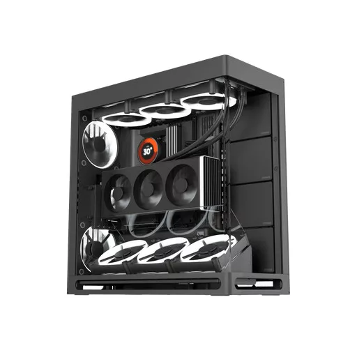 HAVN HS 420 VGPU Midi Tower Fekete