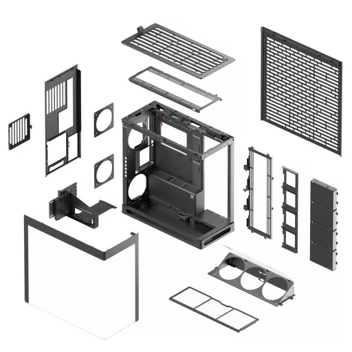 HAVN HS 420 VGPU Midi Tower Fekete