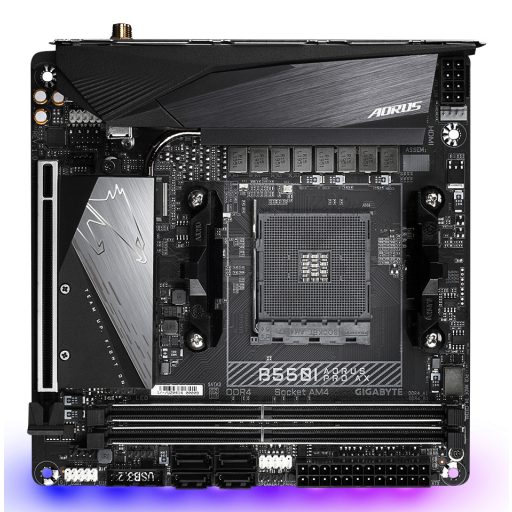 GIGABYTE B550I AORUS PRO AX AMD B550 AM4 foglalat mini ITX