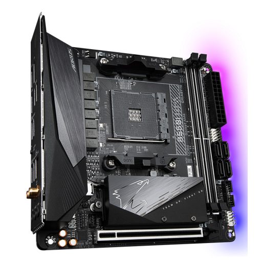 GIGABYTE B550I AORUS PRO AX AMD B550 AM4 foglalat mini ITX