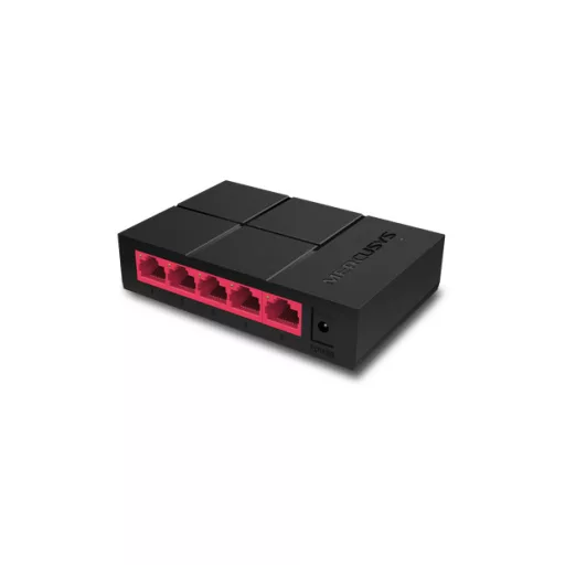 Mercusys MS105G hálózati kapcsoló Beállítást nem igénylő (unmanaged) Gigabit Ethernet (10/100/1000) Fekete
