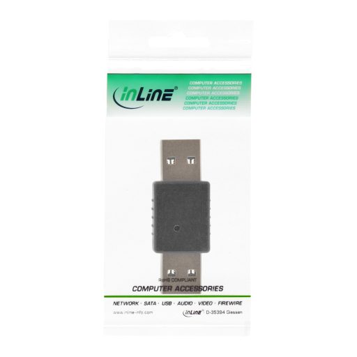 InLine 35300T csatlakozó átlakító USB 3.0 A male USB A Kék