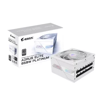 GIGABYTE AORUS ELITE P850W ICE 850 W 20+4 pin ATX ATX Fehér