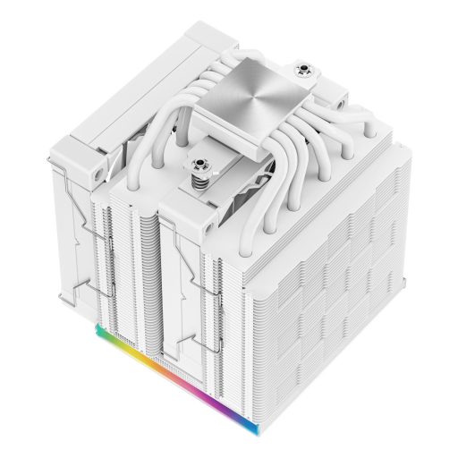 DeepCool AK620 Digital WH Processzor Hűtő 12 cm Fehér 1 db