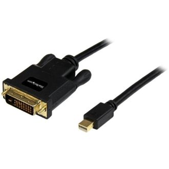   StarTech.com MDP2DVIMM6B video átalakító kábel 1,8 M mini DisplayPort DVI-D Fekete