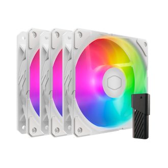   Cooler Master SickleFlow Edge 120 ARGB 3-pack Fan Kit White Edition 12 cm Fehér 3 db