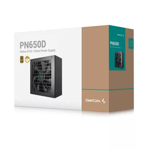 DeepCool PN650D 650 W 20+4 pin ATX ATX Fekete