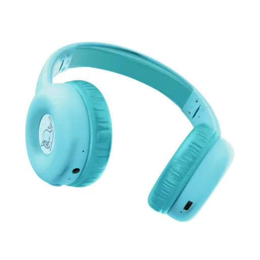 Trust Nouna Headset Vezetékes és vezeték nélküli Fejpánt Hívás/zene USB C-típus Bluetooth Kék