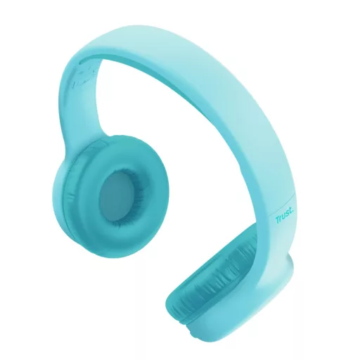 Trust Nouna Headset Vezetékes és vezeték nélküli Fejpánt Hívás/zene USB C-típus Bluetooth Kék
