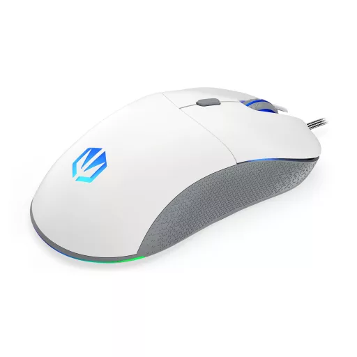 ENDORFY GEM Plus Onyx White egér Játék Jobbkezes USB C-típus Optikai 19000 DPI
