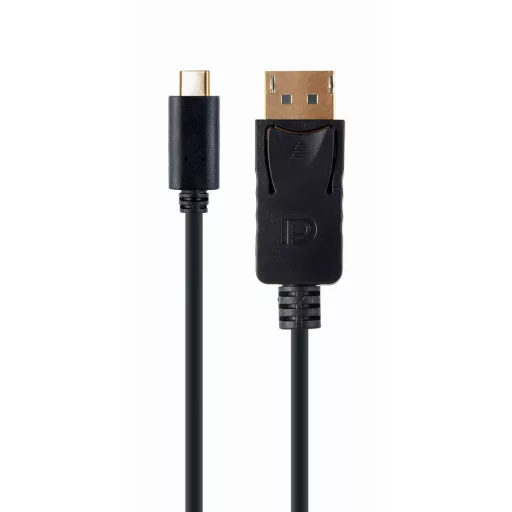 Gembird A-CM-DPM-01 video átalakító kábel 2 M USB C-típus DisplayPort Fekete