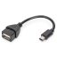 Digitus AK-300310-002-S USB kábel USB 2.0 0,2 M Mini-USB B USB A Fekete