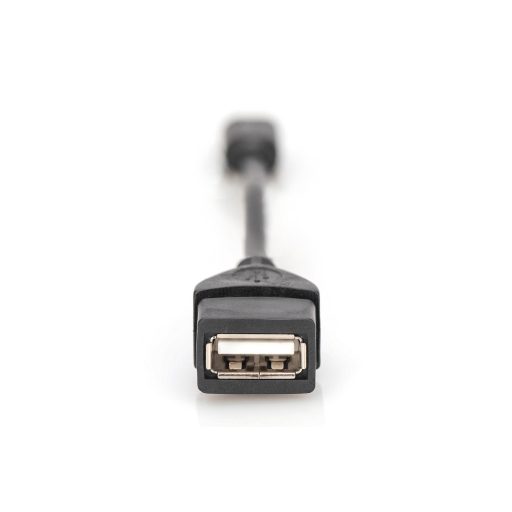 Digitus AK-300310-002-S USB kábel USB 2.0 0,2 M Mini-USB B USB A Fekete