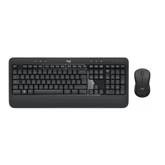   Logitech 920-008675 billentyűzet Egér mellékelve Univerzális Vezeték nélküli RF QWERTZ Német Fekete