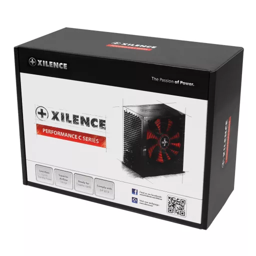 Xilence Performance C XP600R6 450 W 20+4 pin ATX ATX Fekete