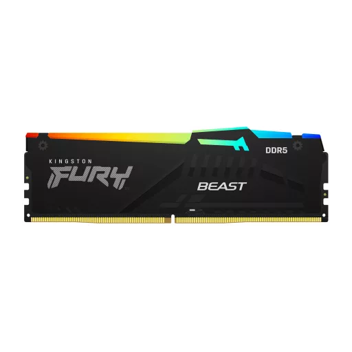 Kingston Technology FURY Beast RGB 16 GB 2 x 8 GB DDR5 6000 MT/másodperc 288-pin DIMM ECC
