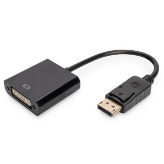   Digitus AK-340409-001-S video átalakító kábel 0,15 M DisplayPort DVI-I Fekete